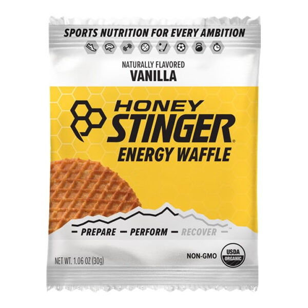 Honey Stinger Organic Honey Waffle, Energy Stroopwafel for Exercise, Endurance and Performance, Sports Nutrition for Home & Gym, Pre and Post Workout, Box of 16 Waffles, 16.96 Ounce (Pack of 16)