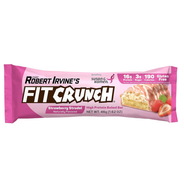 FITCRUNCH Snack Size Protein Bars, 6-Layer Baked Bar, 3g of Sugar, Gluten Free & Soft Cake Core (9 Count, Flavor Lovers)