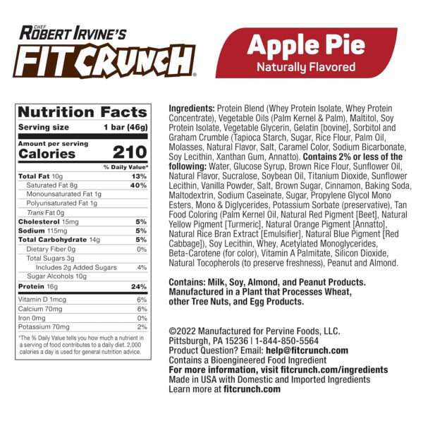 FITCRUNCH Snack Size Protein Bars, 6-Layer Baked Bar, 3g of Sugar, Gluten Free & Soft Cake Core (9 Count, Flavor Lovers)