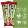 FITCRUNCH Snack Size Protein Bars, 6-Layer Baked Bar, 3g of Sugar, Gluten Free & Soft Cake Core (9 Count, Flavor Lovers)