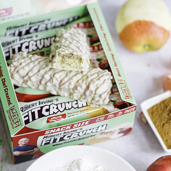 FITCRUNCH Snack Size Protein Bars, 6-Layer Baked Bar, 3g of Sugar, Gluten Free & Soft Cake Core (9 Count, Flavor Lovers)