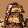 FITCRUNCH Snack Size Protein Bars, 6-Layer Baked Bar, 3g of Sugar, Gluten Free & Soft Cake Core (9 Count, Flavor Lovers)