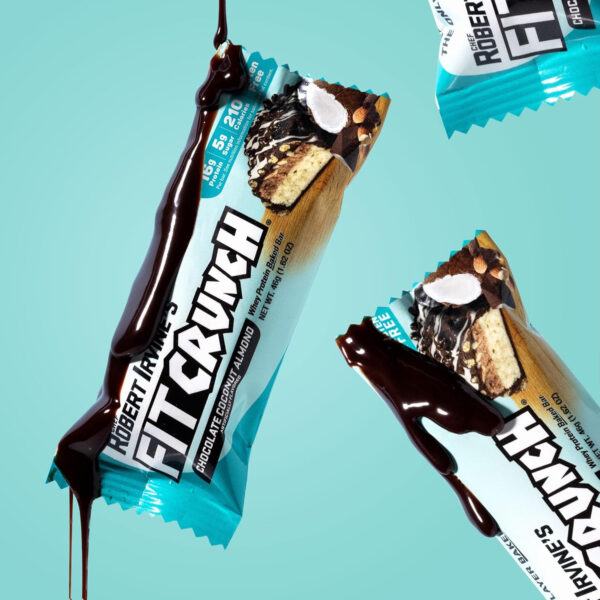 FITCRUNCH Snack Size Protein Bars, 6-Layer Baked Bar, 3g of Sugar, Gluten Free & Soft Cake Core (9 Count, Flavor Lovers)
