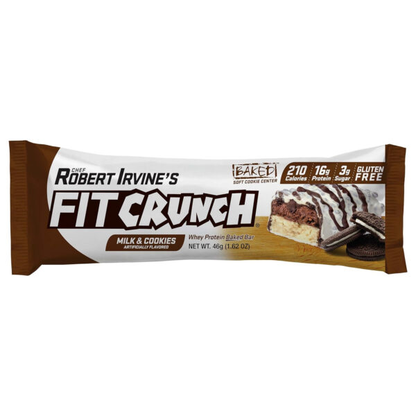 FITCRUNCH Snack Size Protein Bars, 6-Layer Baked Bar, 3g of Sugar, Gluten Free & Soft Cake Core (9 Count, Flavor Lovers)