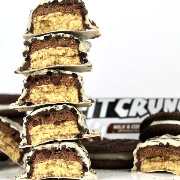 FITCRUNCH Snack Size Protein Bars, 6-Layer Baked Bar, 3g of Sugar, Gluten Free & Soft Cake Core (9 Count, Flavor Lovers)