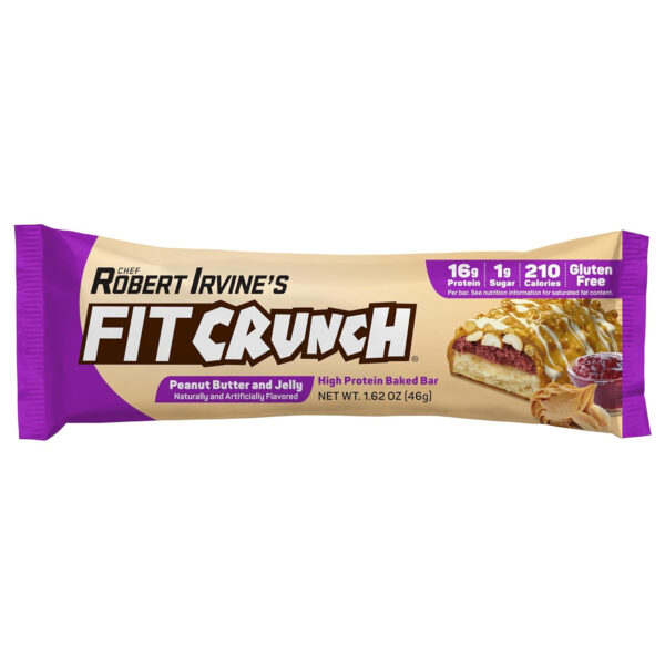 FITCRUNCH Snack Size Protein Bars, 6-Layer Baked Bar, 3g of Sugar, Gluten Free & Soft Cake Core (9 Count, Flavor Lovers)