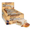 FITCRUNCH Snack Size Protein Bars, 6-Layer Baked Bar, 3g of Sugar, Gluten Free & Soft Cake Core (9 Count, Flavor Lovers)