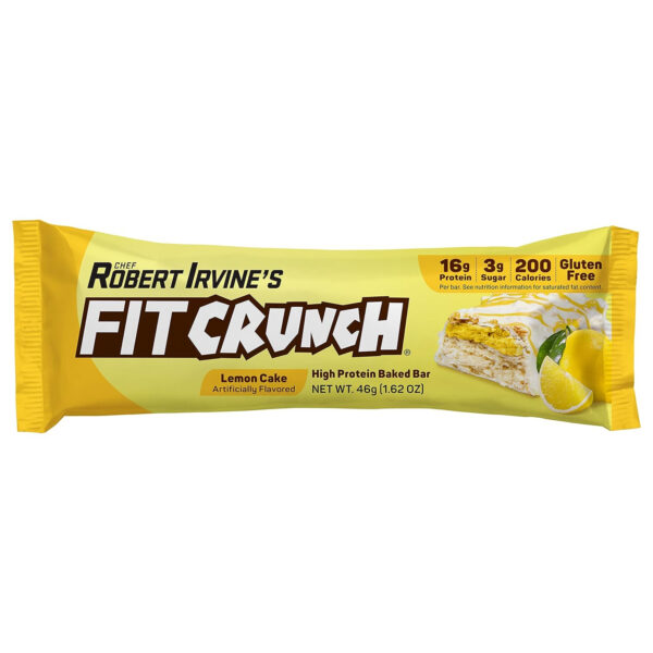 FITCRUNCH Snack Size Protein Bars, 6-Layer Baked Bar, 3g of Sugar, Gluten Free & Soft Cake Core (9 Count, Flavor Lovers)