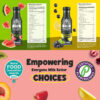 689407481b764cc1c7ceb9d98a4e5af8ecb56b3de190fe5d86968.jpg Karviva Organic Juice Cleanse & Skin Glowing Pack – Detox & Collagen Boost, Low-Sugar, High Fiber, Antioxidants & Vitamins – Ancient Remedies For Weight Control & Sugar Detox, 1–3 Day Use (6 BPA-Free Bottles, 12 oz)