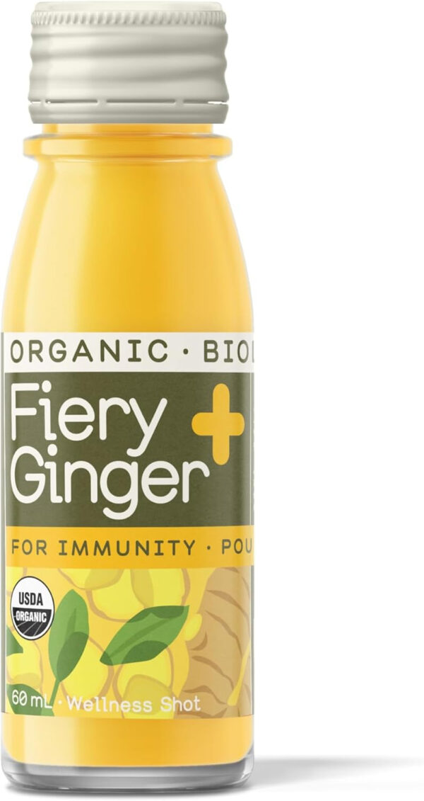 Greenhouse Juice Detox Wellness Shots Organic Immunity Shots Juice Liver Health Wellness + Anti-Inflammatory with Ginseng, Milk Thistle, and Dandelion Vegan & Gluten-Free (2 Oz, Pack of 12)