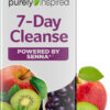 Purely Inspired 7-Day Detox Cleanse - Whole Body Cleanse & Detox Pills for Women & Men, Powered with Senna Leaf, Vitamin C, Apple Cider Vinegar, Digestive Enzymes & Probiotics - 42 Acai Berry Capsules