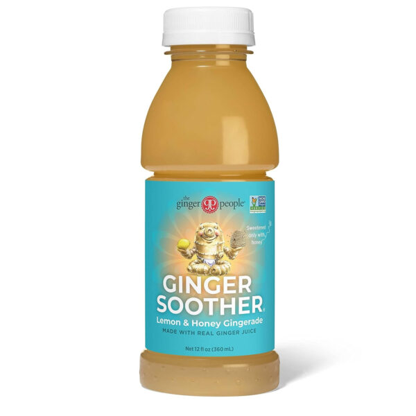 68940865cb56df88258ea17732aad7005ba6f185ef7444deecc64.jpg Turmeric Gingerade, Ginger Soother by The Ginger People – Drug Free Digestive Health, Turmeric Flavor, Premium Quality Turmeric Juice, Single - 32 Oz (Pack of 1)