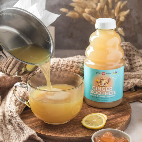 68940897231dcfa35517f2e2dcaccaa98d28c1a5c4aada9d4220e.jpg Turmeric Gingerade, Ginger Soother by The Ginger People – Drug Free Digestive Health, Turmeric Flavor, Premium Quality Turmeric Juice, Single - 32 Oz (Pack of 1)