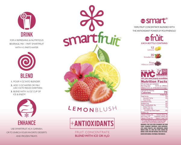 Smartfruit Harvest Greens + Detox, 100% Real Fruit Purée, Non-GMO, No Additives, Vegan - 48 Fl. Oz