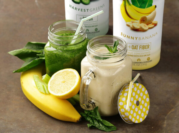 Smartfruit Harvest Greens + Detox, 100% Real Fruit Purée, Non-GMO, No Additives, Vegan - 48 Fl. Oz