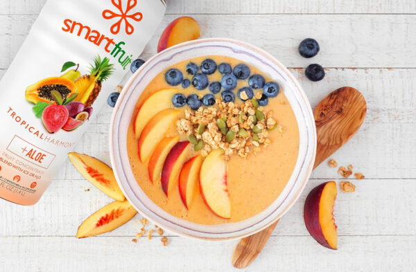 Smartfruit Harvest Greens + Detox, 100% Real Fruit Purée, Non-GMO, No Additives, Vegan - 48 Fl. Oz