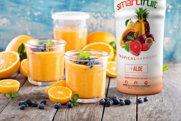 Smartfruit Harvest Greens + Detox, 100% Real Fruit Purée, Non-GMO, No Additives, Vegan - 48 Fl. Oz