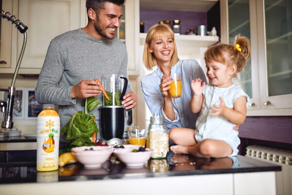 Smartfruit Harvest Greens + Detox, 100% Real Fruit Purée, Non-GMO, No Additives, Vegan - 48 Fl. Oz