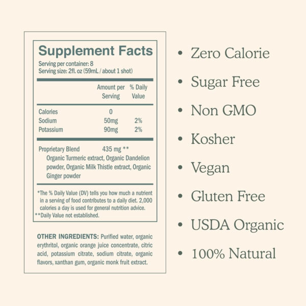 for Your Liver Cleanse Detox & Repair, Organic Milk Thistle Supplement with Turmeric, Dandelion, Ginger, and Orange, Promotes Optimal Liver Function,16oz Bottle, 3 Pack (3 Weeks Supply)