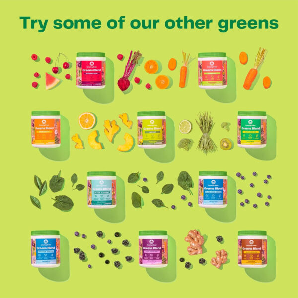 Amazing Grass Greens Superfood Detox & Digest: Greens Powder with Digestive Enzymes & Probiotics, Clean Green, 30 Servings (Packaging May Vary)