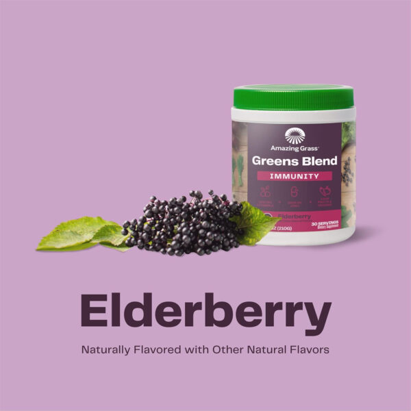 Amazing Grass Greens Superfood Detox & Digest: Greens Powder with Digestive Enzymes & Probiotics, Clean Green, 30 Servings (Packaging May Vary)