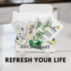 Smart Pressed Juice 1-Day Organic Juice Cleanse | Healthy Detox Program | Vegan Vanilla Protein, Green Juice, Beets Juice & Pineapple Chia Cleanse | High Fiber & Vegan
