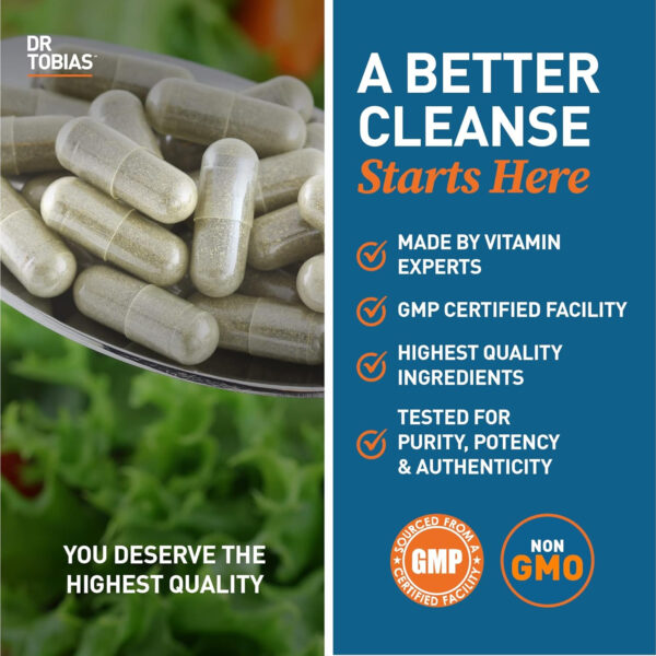 68940ae89eb661c77ed879a9bcd57fb25a03ca1da5040f81b8e01.jpg Dr. Tobias Colon 14 Day Cleanse, Advanced Gut Cleanse Detox for Women & Men with Cascara Sagrada, Psyllium Husk, Senna Leaf & Probiotics, Non-GMO Colon Cleanse, 28 Capsules 1-2 Daily