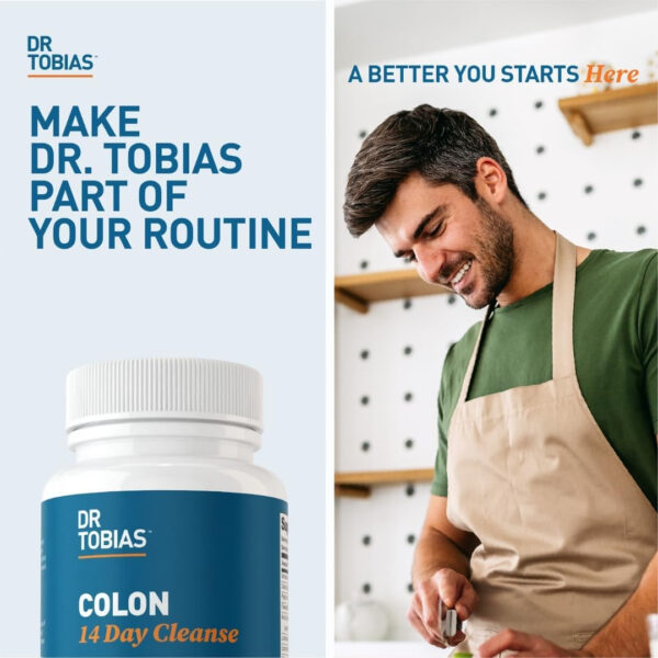 68940af203534498f994799ec011cbfa50db400dcbe966acfbb91.jpg Dr. Tobias Colon 14 Day Cleanse, Advanced Gut Cleanse Detox for Women & Men with Cascara Sagrada, Psyllium Husk, Senna Leaf & Probiotics, Non-GMO Colon Cleanse, 28 Capsules 1-2 Daily