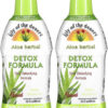 68940b2c583059c4f91912274a1e85f383a12d8da159940fb8ad7.jpg Lily Of The Desert Aloe Vera Herbal Detox Formula - Aloe Vera Juice with Milk Thistle, Slippery Elm, Burdock Root, Dandelion Root, and Echinacea for Gut Health, Liver Support, and Wellness, 32 Oz
