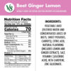 V8 Beet Ginger Lemon 100% Vegetable Juice, 46 fl oz Bottle