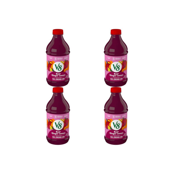 V8 Beet Ginger Lemon 100% Vegetable Juice, 46 fl oz Bottle