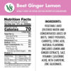 V8 Beet Ginger Lemon 100% Vegetable Juice, 46 fl oz Bottle