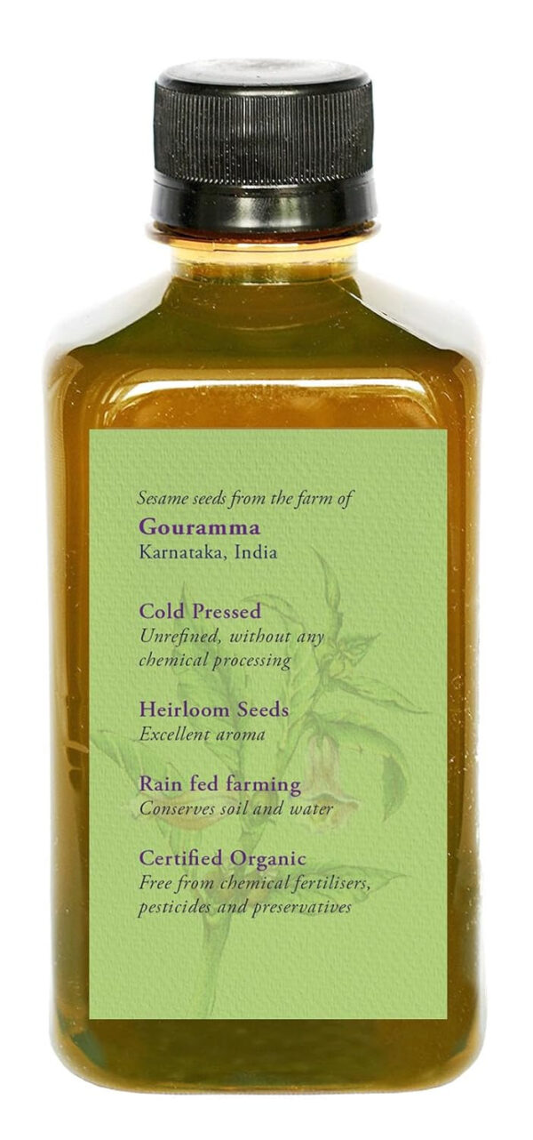 DAANA Sesame Oil for Skin: Certified USDA Organic, Extra Virgin, Cold Pressed (12 fl oz)