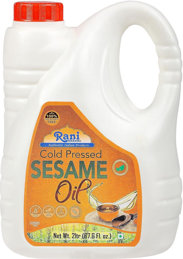 Rani Sesame Oil 169 Ounce (5 Liter) Cold Pressed | 100% Natural | NON-GMO | Kosher | Vegan | Gluten Free