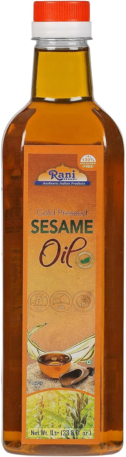 Rani Sesame Oil 169 Ounce (5 Liter) Cold Pressed | 100% Natural | NON-GMO | Kosher | Vegan | Gluten Free