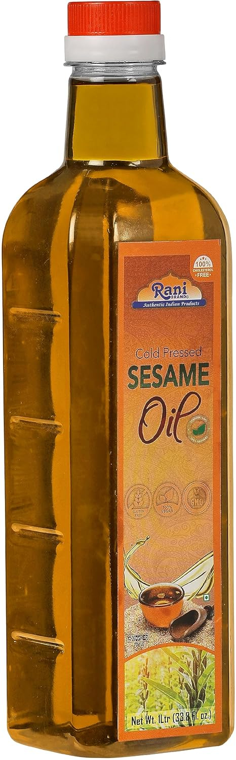 Rani Sesame Oil 169 Ounce (5 Liter) Cold Pressed | 100% Natural | NON-GMO | Kosher | Vegan | Gluten Free