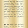 Handcraft Blends Organic Sesame Oil - 8 Fl Oz - 100% Pure and Natural - Premium Grade Carrier Oil for Skin and Hair - Hair and Body - Massage - Expeller-Pressed and Hexane-Free