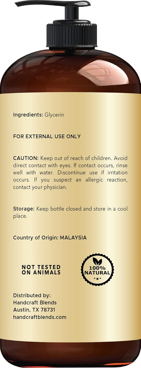 Handcraft Blends Organic Sesame Oil - 8 Fl Oz - 100% Pure and Natural - Premium Grade Carrier Oil for Skin and Hair - Hair and Body - Massage - Expeller-Pressed and Hexane-Free