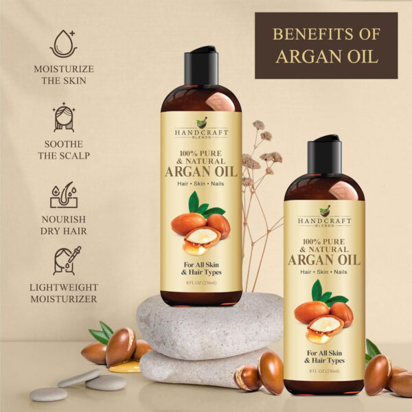 Handcraft Blends Organic Sesame Oil - 8 Fl Oz - 100% Pure and Natural - Premium Grade Carrier Oil for Skin and Hair - Hair and Body - Massage - Expeller-Pressed and Hexane-Free