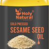 6894584a93bd2aed32d6b31069f626a4fe901d3885c4d51080401.jpg Sesame Seed Oil I Extra Virgin Cold-Pressed, No GMO,Untreated and Unrefined Sesame Seed Oil –Grate for Cooking & Flavor Enhancer in Many Cuisines (10.15 Fl Oz (Pack of 1))
