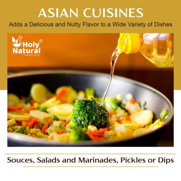 6894584cee901a94817cccf96e91927d15e3abcf9e57b5b4c027c.jpg Sesame Seed Oil I Extra Virgin Cold-Pressed, No GMO,Untreated and Unrefined Sesame Seed Oil –Grate for Cooking & Flavor Enhancer in Many Cuisines (10.15 Fl Oz (Pack of 1))