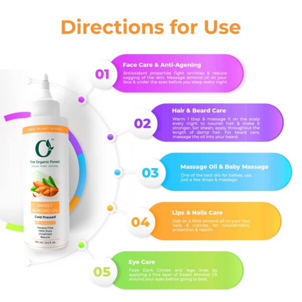 100% Pure & Organic Coconut Oil for Hair, Skin & Body – Cold-Pressed, Unrefined and Natural – Nourishing & Strengthening Oil – Vegan & Chemical-Free – 3.4 fl. oz