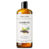 Organic Fractionated Coconut Oils Liquid 16oz, 100% Pure & Natural USDA Certified Cold Pressed Coconut Carrier Oil for Face Skin & Hair Moisturizing, Body Massage Oil for Essential Oils Mixing