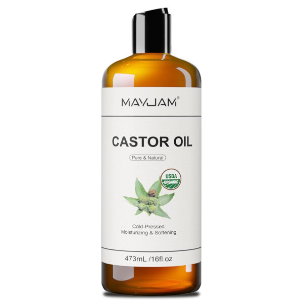 Organic Fractionated Coconut Oils Liquid 16oz, 100% Pure & Natural USDA Certified Cold Pressed Coconut Carrier Oil for Face Skin & Hair Moisturizing, Body Massage Oil for Essential Oils Mixing