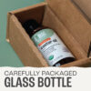 J MAC BOTANICALS, Organic Castor Oil Cold Pressed (Glass Bottle, 8 oz) pure unrefined, hexane free for face, skin, eyelashes, pack wraps, pads