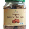 Jiva Organics Organic Jaggery Whole (Gur, Panela) 1 LB (454g) Cubes - Raw Wholesome Sugar/Organic Sugarcane - *NEW*