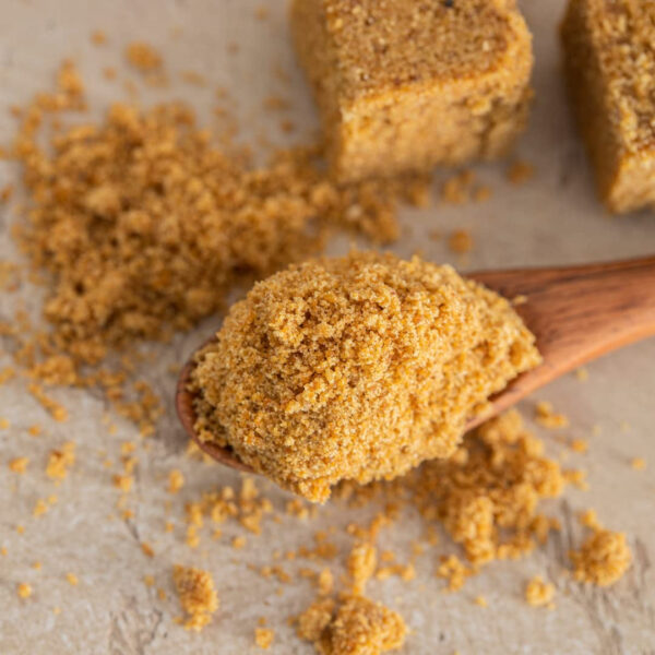 689462b5b4cd702fbc55d7336fa5acecfe6816541da60e82b94b8.jpg Danodia Foods Organic Jaggery Cubes 1 lb (450g), Pure & Natural, No Additives Sweetener, Vegan & Gluten-Free, Nutrient-Rich Alternative to Refined Sugar for Tea & Coffee, Indian Origin