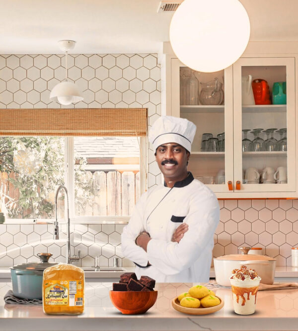 Rani Kolhapuri Gur (Jaggery) 35oz (2.2bs) 1kg ~ Unrefined Cane Sugar, No Color added, Gluten Friendly | Vegan | NON-GMO | Kosher | No Salt or fillers