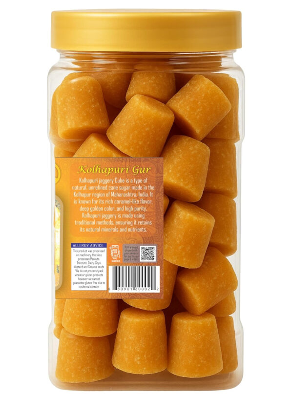 Rani Kolhapuri Gur (Jaggery) 35oz (2.2bs) 1kg ~ Unrefined Cane Sugar, No Color added, Gluten Friendly | Vegan | NON-GMO | Kosher | No Salt or fillers