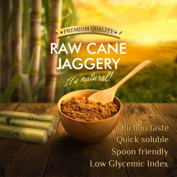 68946537282caa9b4e35db353099b9ddfd13eb0c188dc309138e8.jpg NatureMills Raw Cane Jaggery 1.5 lb(680g), Powdered Natural Cane Sugar